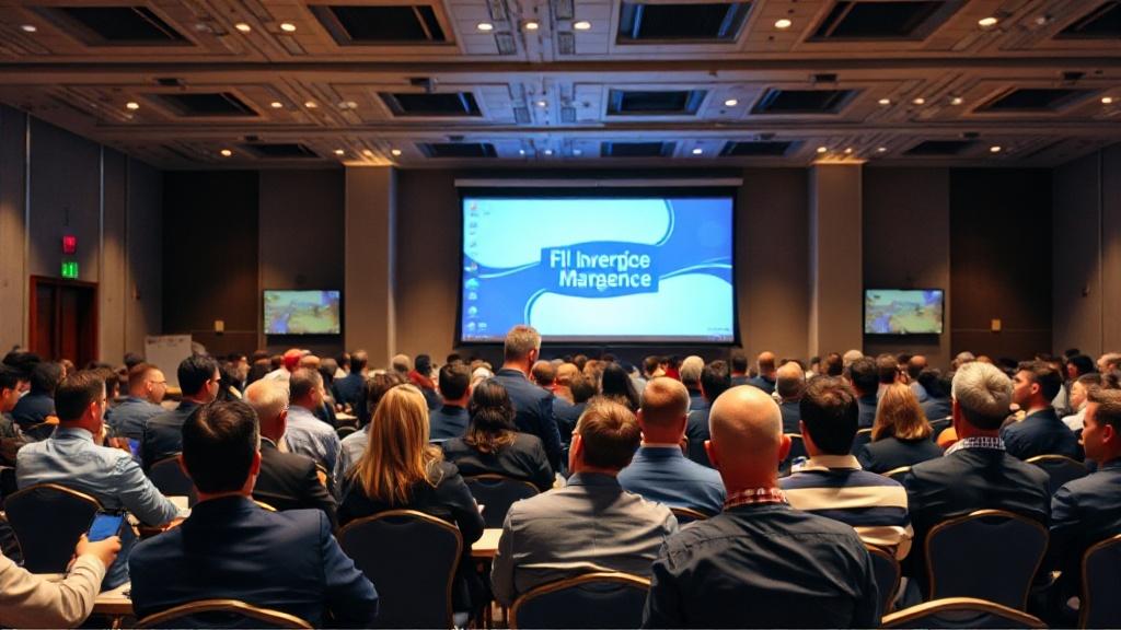 Photo of a business conference.фото